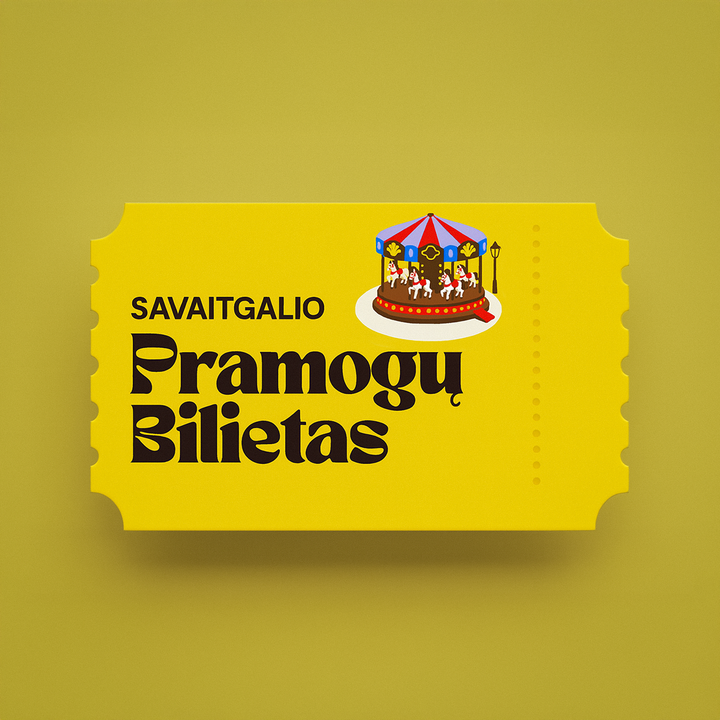 SAVAITGALIO pramogų bilietas