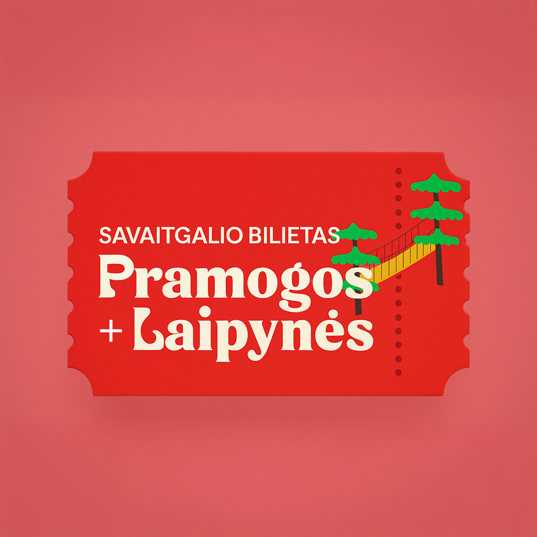 SAVAITGALIO laipynių bilietas